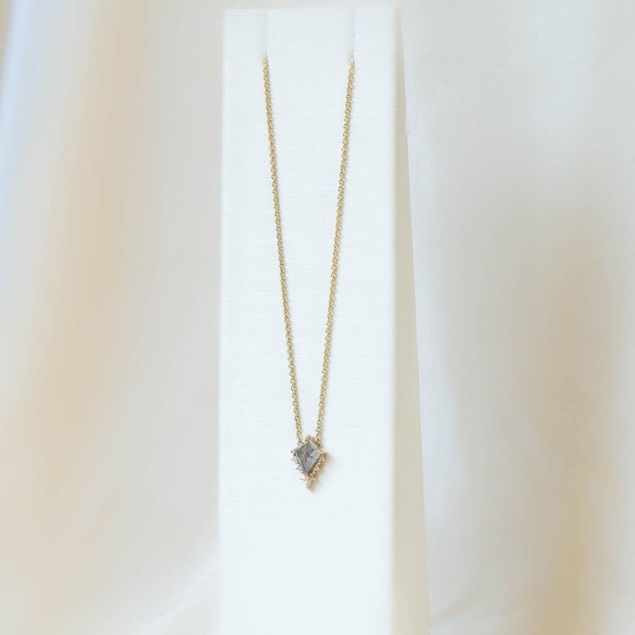 Jewelry Malka Diamonds | 0.91Ct 14Ky Kite "Rae" Necklace