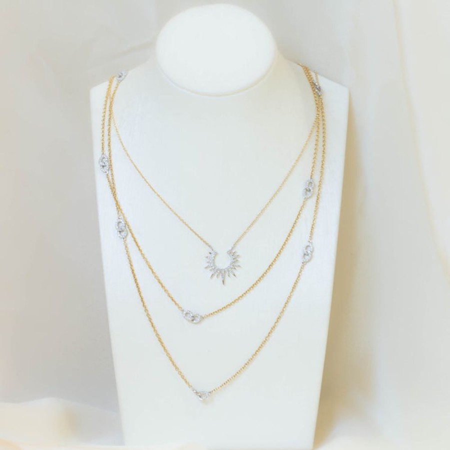 Jewelry Malka Diamonds | Diamond & Gold Chain Necklace