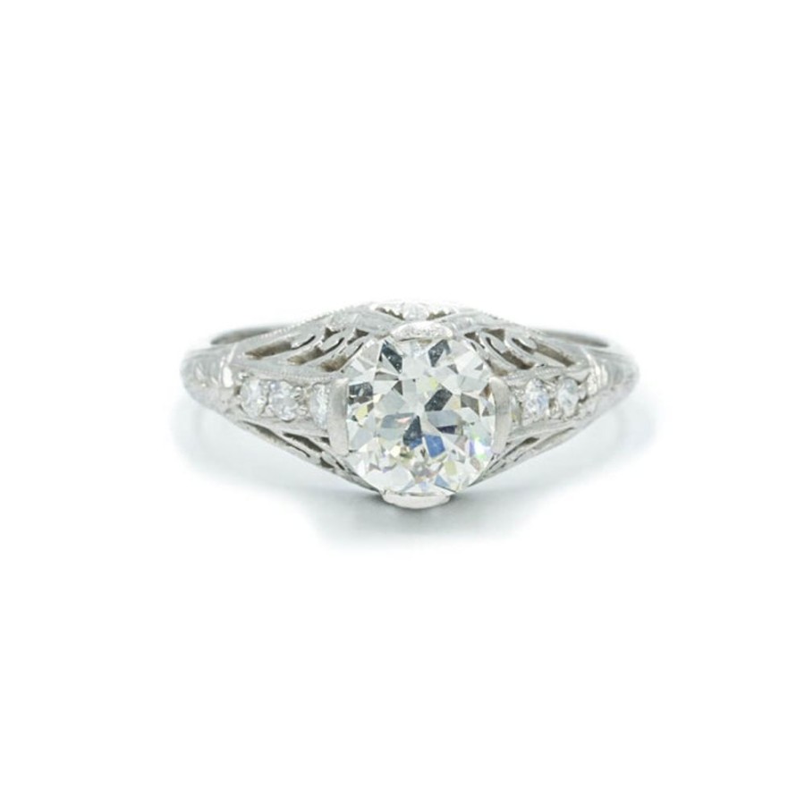 Vintage Collection Malka Diamonds | 1.01Ct Vintage Platinum Ring