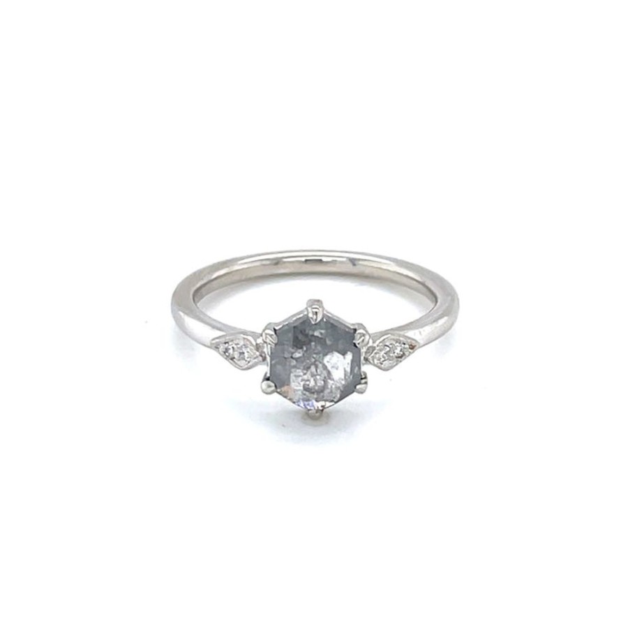 Alternative & Unique Malka Diamonds | .97Ct Hex-Shaped "Sasha"Diamond Ring