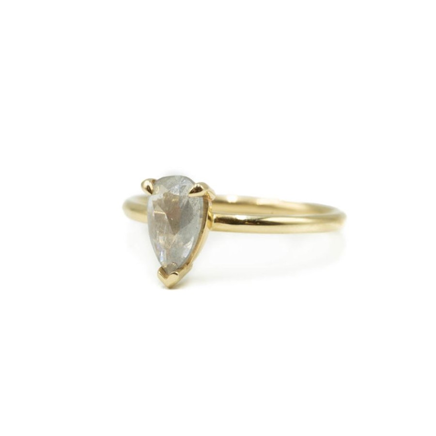 Alternative & Unique Malka Diamonds | 1.19Ct 3-Prong Pear Solitaire Ring