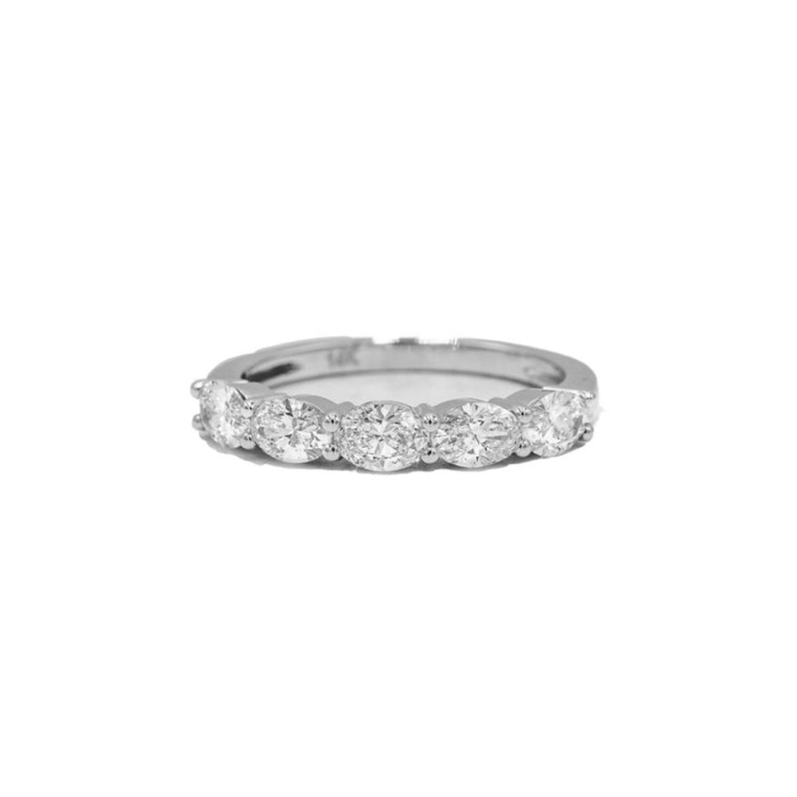 Stackable Rings Adornet | 14Kw 1.0Ctw Marquise Diamond Band