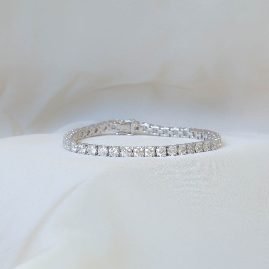 Jewelry Malka Diamonds | 13.65Ctw Diamond Tennis Bracelet