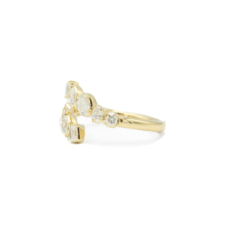 Stackable Rings Uneek | 14Ky Diamond Bypass Ring