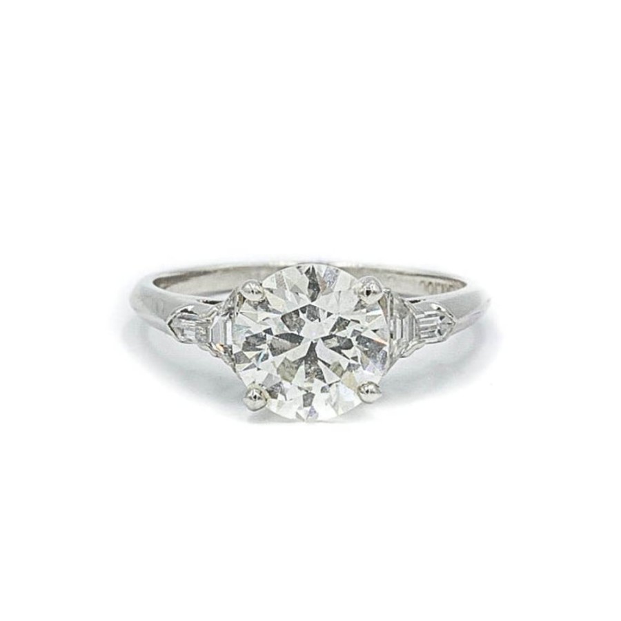 Vintage Collection Malka Diamonds | 1.55Ct Platinum Vintage Diamond Ring