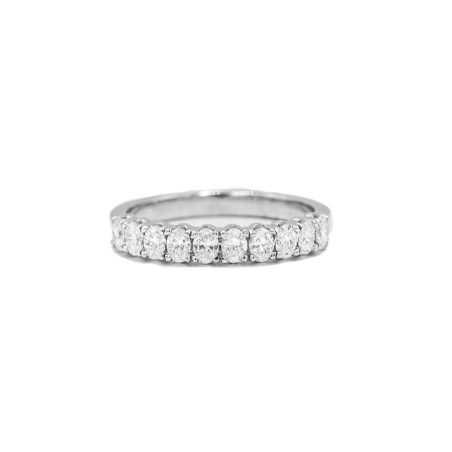 Stackable Rings Parade | 14Kw .59Ctw Oval Anniversary Diamond Band