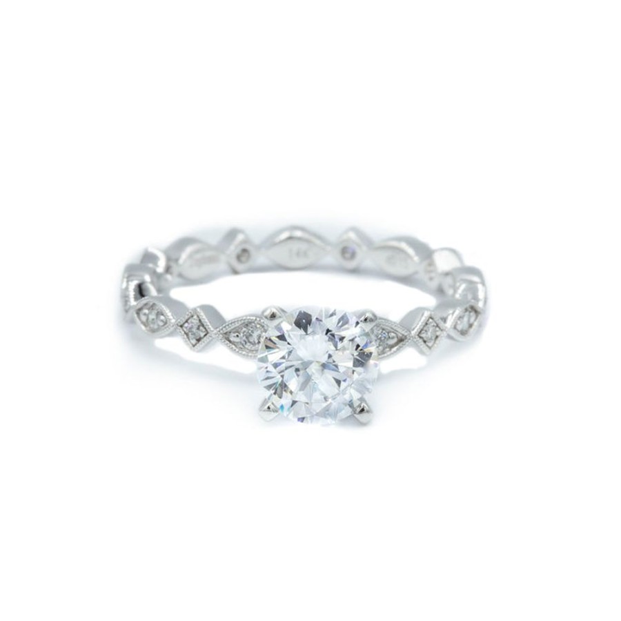 Vintage Collection Zeghani | Vintage-Inspired Solitaire Alternating Ring