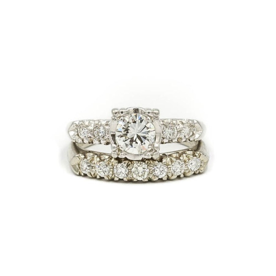 Vintage Collection Malka Diamonds | Vintage Diamond Wedding Set