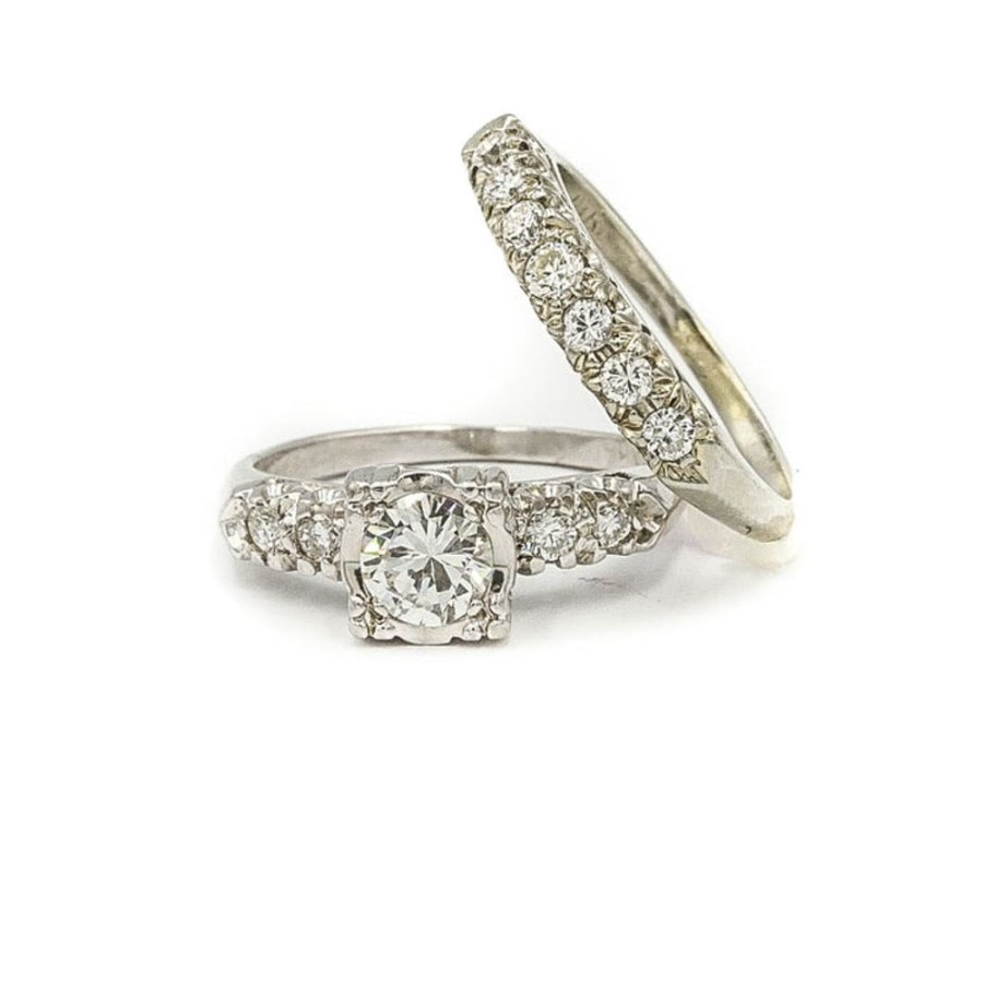 Vintage Collection Malka Diamonds | Vintage Diamond Wedding Set