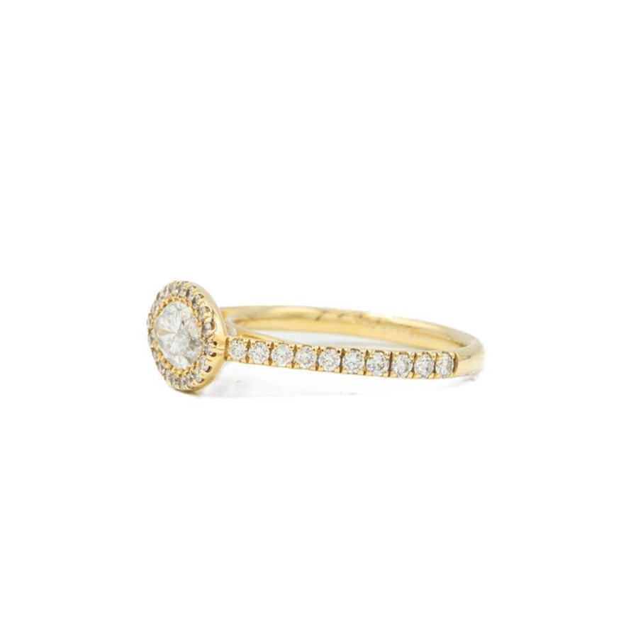 Alternative & Unique Malka Diamonds | 14Ky East-West Halo Marquise Diamond Ring