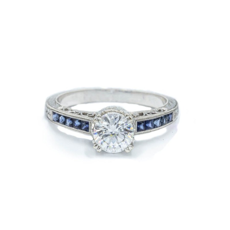 Vintage Collection Jolie Designs | Vintage-Inspired French Sapphire Ring By Jolie