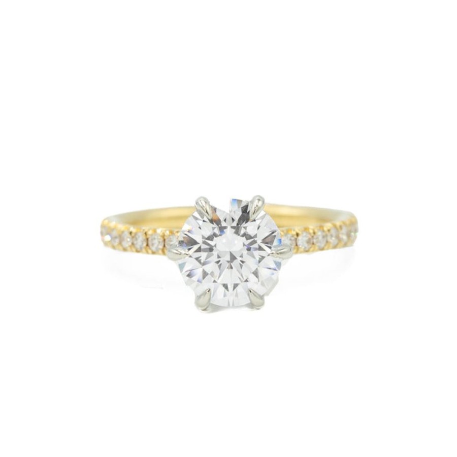 Classic Bridal Malka Diamonds | 14Ky 6-Prong French Set Solitaire