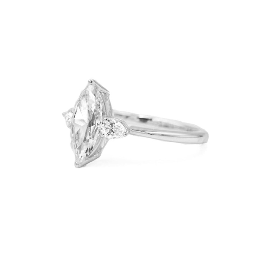 Classic Bridal Stuller | 14Kw Marquise 3-Stone Diamond Ring